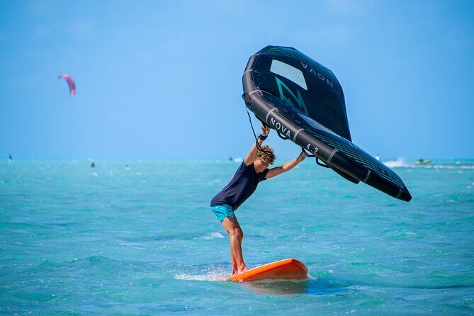 2 Hour Private Winging Lesson in Long Bay Beach - The Gear Matters: Wing, Board, and Wireless Headsets