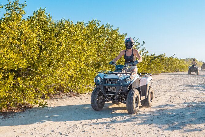 3 Hours ATV Adventure in Providenciales - Proggin Bay salt flats and sandy beach breaks: the weird-beautiful physics of the island