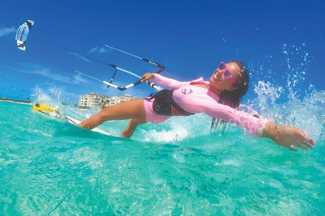 3 hours Private Kiteboarding Beginner Lesson - Long Bay’s shallow water is the real cheat code for beginners