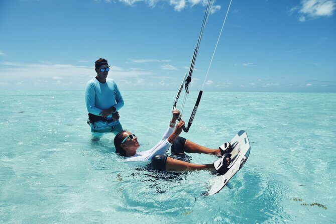 3 hours Private Kiteboarding Beginner Lesson - Safety support: jet skis that help you stay in the learning zone