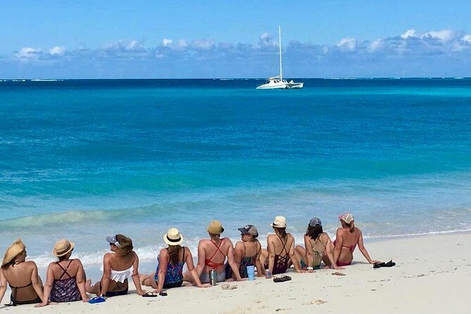 4 Hour Private Catamaran Sail and Snorkel from Grace Bay Beach, Providenciales - Swim-and-sun beach breaks between reef sessions