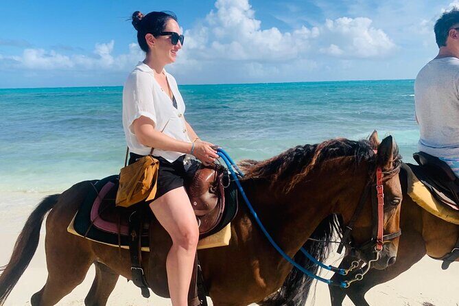 60-Minute Private Horseback Riding Experience in Turks and Caicos - The Ride Itself: Sunset Beach Views and a Gentle Shallow-Water Trot