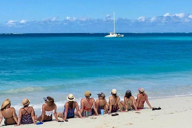 7 Hour Private Catamaran Sail, Snorkel and Beach BBQ Grace Bay, Providenciales - Snorkeling the barrier reef from Grace Bay