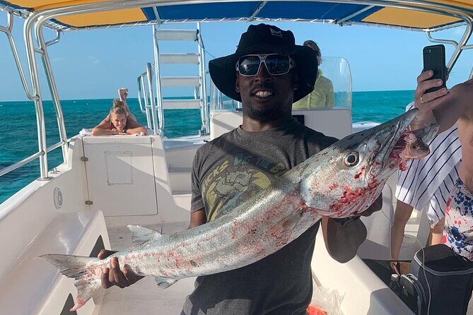 8HR Catch and Grill in Turks and Caicos Islands - Fishing for Snapper, Grouper, and Parrot Fish (Bring Your Patience)