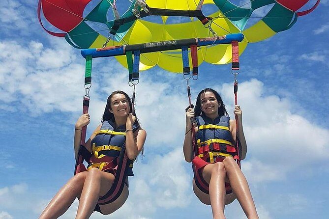 Capt Marvin Watersports / Parasail - Private Tour - Pickup at Grace Bay and the custom Coast Guard-certified boat