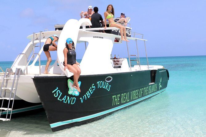 Full Day Beach BBQ Lunch & Snorkeling Excursion in Grace Bay - BBQ lunch on anchor: good food, beach setting, and real life tradeoffs