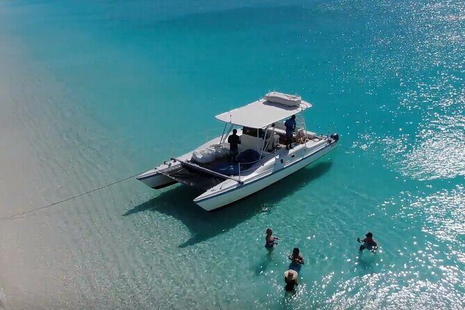 Half Day Private Charter of the Caicos Cays - Inside the Catalyst: shade, space, and water-friendly touches