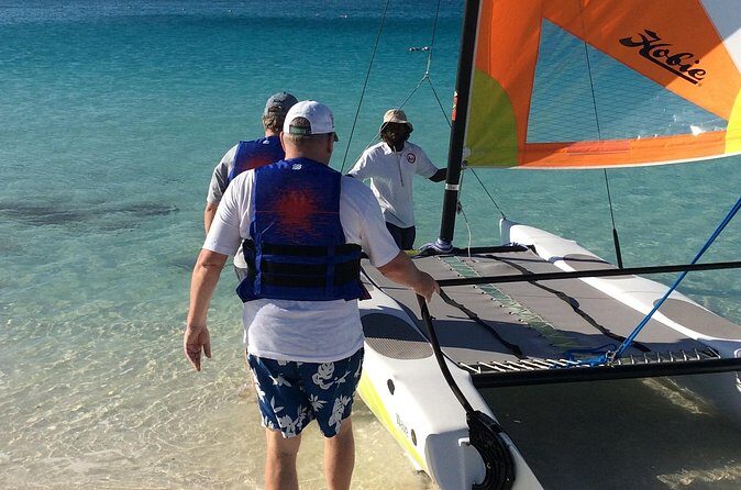 Hobie Cat Sailing Lesson - Granite Bay sailing: why this setting helps you learn