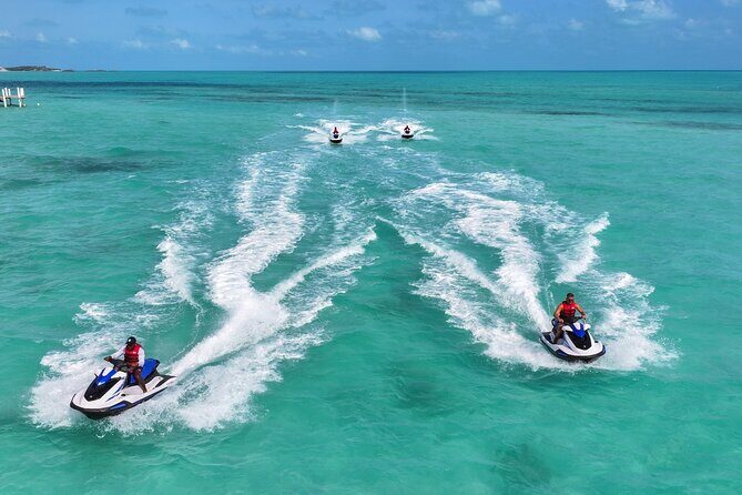 Jet Ski Adventure in Crystal Waters of Turks and Caicos - Secluded Cays, Sandbars, and Shipwreck Views During an Hour