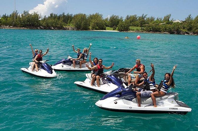 Jet Ski Fest in Turks and Caicos Islands - Stop 1: Noah’s Ark Beach Club TCI and the floating tiki bar
