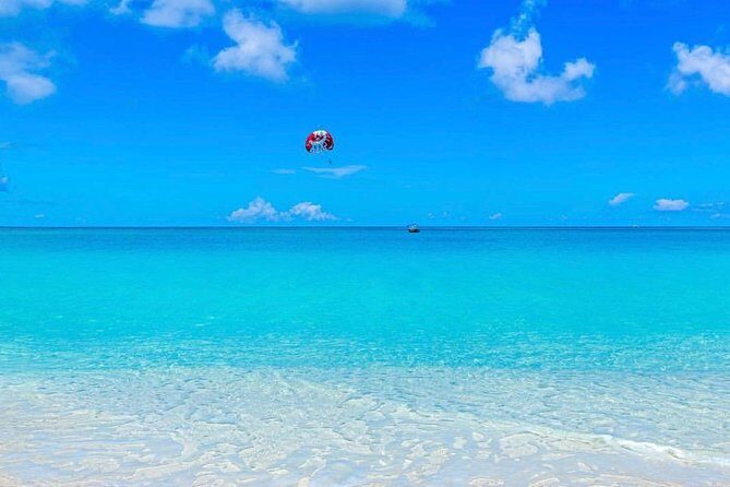 Key to the Sea Parasailing- Birds Eye View of the Best Beach in the world - Where You Meet and What Pickup Feels Like on Grace Bay