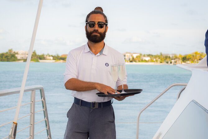 Lady Grace Signature Catamaran Sunset Sail from Ritz-Carlton - Boarding at the Ritz-Carlton: check-in, shoes, and first impressions