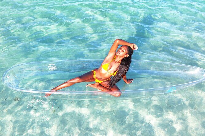 Providenciales Clear Kayak Shoots in Turks and Caicos Island - Entering the Clear Kayak: Simple, Shallow-Water Handling