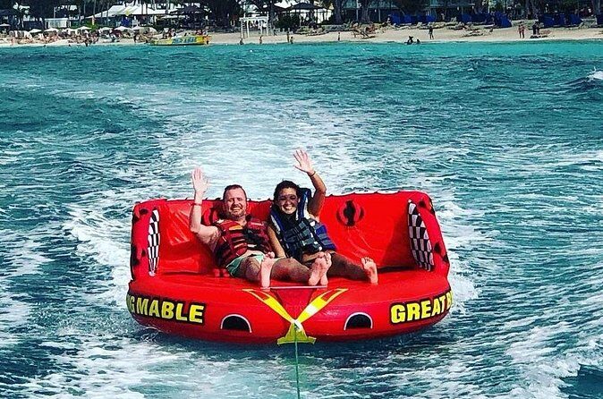 Tubing Watersport Adventure Ride Grace Bay Turks and Caicos - Safety and crew style (the part that makes it worth it)