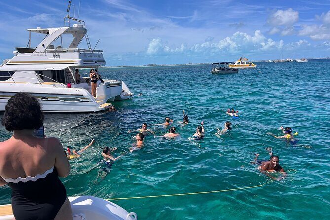 Turks and Caicos Full-Day Luxury Private Yacht Charter - Afternoon options: another island, onboard inflatables, and real photo ops